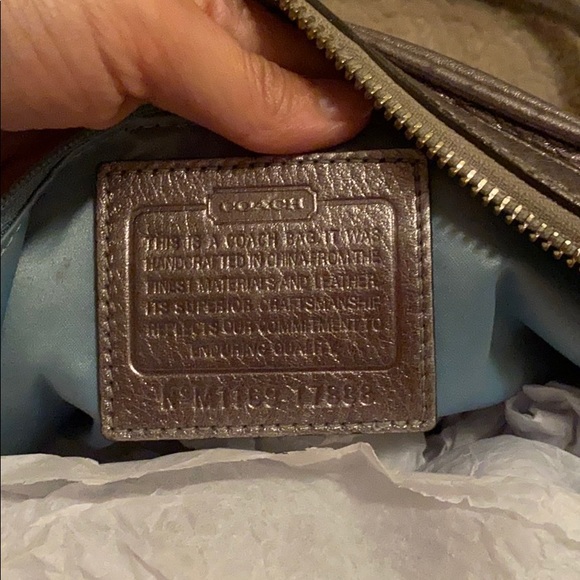 COACH Poppy Leather Satchel (17888)